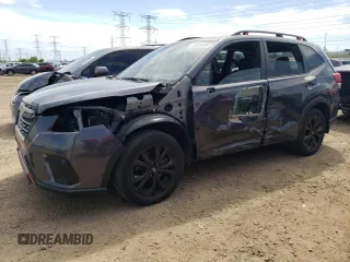 2022 Subaru Forester Special Sports z VIN JF2SKAJC3NH504831, wystawiony jako Copart lot #58578495 z przebiegiem 58 837 mil mil oraz Szkoda całkowita • Salvage title. Historia ofert i sprzedaży dostępna na DreamBid. Obrazek 1.