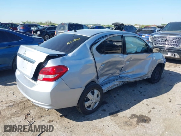 2020 Mitsubishi Mirage ES z VIN ML32F3FJ1LHF12385, wystawiony jako IAAI lot #41857039 z przebiegiem 64 909 mil mil oraz . Historia ofert i sprzedaży dostępna na DreamBid. Obrazek 4.