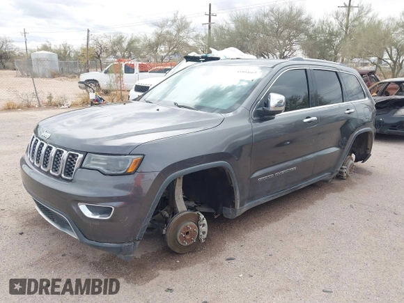 2017 Jeep Grand Cherokee Limited with VIN 1C4RJEBG4HC838019, listed as a IAAI auction lot 41804665 with 135,980 mi miles. Bid and sale history available at carsss.com. Image 2.
