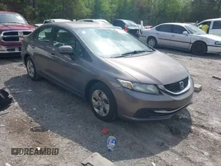 2014 Honda Civic LX z VIN 19XFB2F53EE074420, wystawiony jako IAAI lot #41956378 z przebiegiem 172 505 mil mil oraz . Historia ofert i sprzedaży dostępna na DreamBid. Obrazek 1.