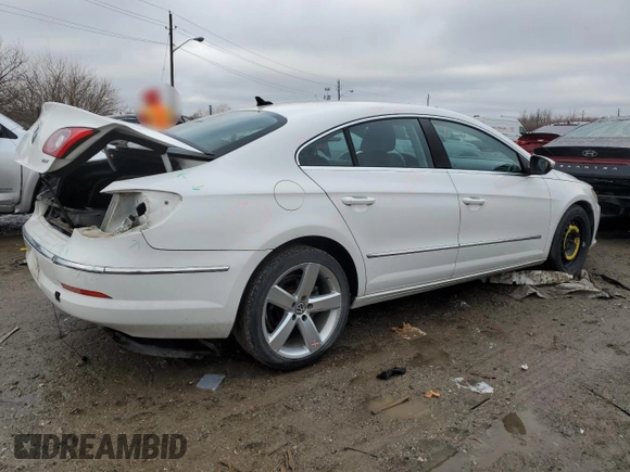 2012 Volkswagen CC Lux with VIN WVWHN7AN6CE507032, listed as a Copart auction lot 44064225 with 120,845 mi miles and Salvage Title. Bid and sale history available at carsss.com. Image 3.