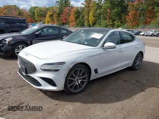 2022 Genesis G70 2.0T with VIN KMTG34TA1NU098409, listed as a IAAI auction lot 40532561 with 24,602 mi miles and . Bid and sale history available at DreamBid. Image 17.