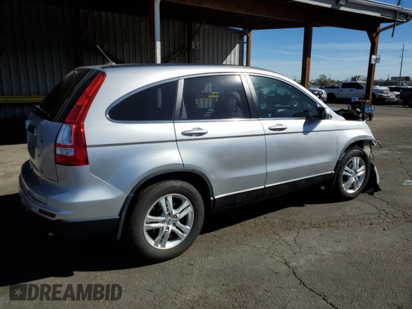 2011 Honda CR-V EX-L with VIN 5J6RE4H70BL075794, listed as a Copart auction lot 50636865 with 97,732 mi miles and Salvage Title. Bid and sale history available at carsss.com. Image 3.