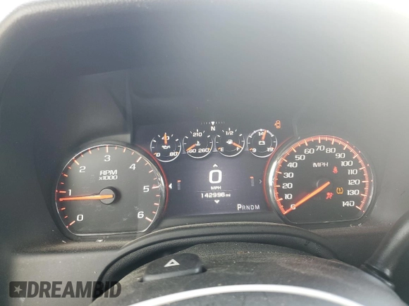 2015 GMC Yukon XL Denali with VIN 1GKS2JKJ5FR243343, listed as a Copart auction lot 51352125 with 142,996 mi miles and Salvage Title. Bid and sale history available at DreamBid. Image 9.