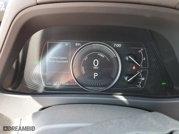 2024 Lexus UX with VIN JTHP6JBH2R2191619, listed as a Copart auction lot 65536244 with 11,190 mi miles and Salvage Title. Bid and sale history available at carsss.com. Image 9.