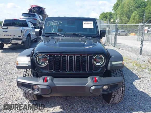 2024 Jeep Wrangler Rubicon с VIN 1C4PJXFG2RW253100, выставлен на аукционе IAAI как лот 42608331 с пробегом 39 844 миль миль и . История ставок и продаж доступна на DreamBid. Изображение 12.