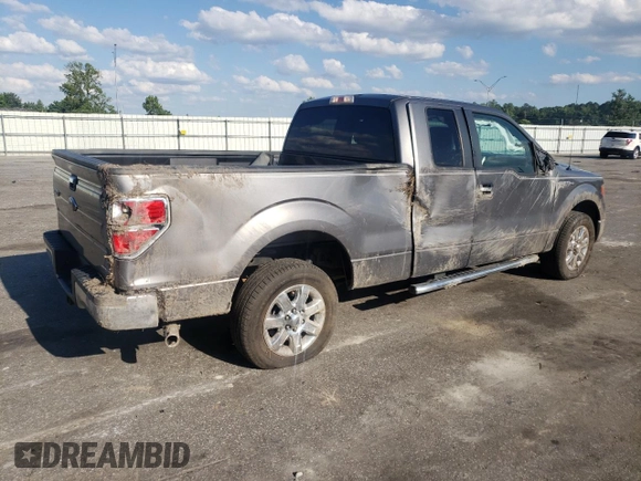 2013 Ford F-150 XL with VIN 1FTEX1CM5DFC69460, listed as a Copart auction lot 57601805 with 81,338 mi miles and Salvage title. Bid and sale history available at DreamBid. Image 3.