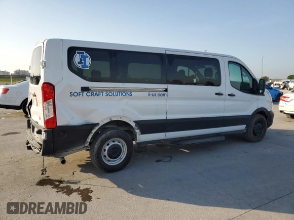 2023 Ford Transit Passenger XL with VIN 1FBAX2Y82PKB73172, listed as a Copart auction lot 53253985 with 12,895 mi miles and Salvage title. Bid and sale history available at DreamBid. Image 3.