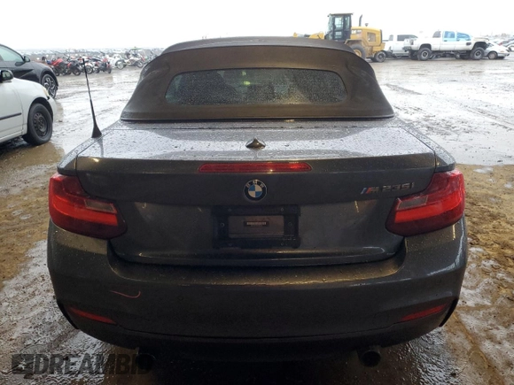 2016 BMW 2 Series M235i with VIN WBA1M1C53GV394156, listed as a Copart auction lot 43553255 with 63,291 mi miles and Salvage Title. Bid and sale history available at carsss.com. Image 6.