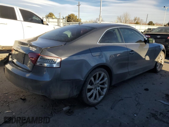 2013 Audi A5 Premium Plus with VIN WAURFAFRXDA080843, listed as a Copart auction lot 84456884 with 118,900 mi miles and Salvage title. Bid and sale history available at DreamBid. Image 3.