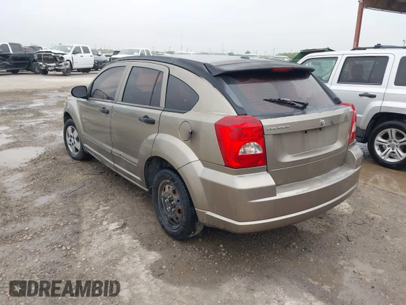 2007 Dodge Caliber with VIN 1B3HB28B07D281882, listed as a IAAI auction lot 41824201 with 119,963 mi miles and . Bid and sale history available at DreamBid. Image 3.