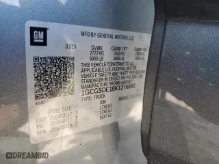 2019 Chevrolet Colorado 2WD Z71 with VIN 1GCGSDE10K1276693, listed as a Copart auction lot 76847784 with 80,872 mi miles and Salvage Title. Bid and sale history available at carsss.com. Image 12.