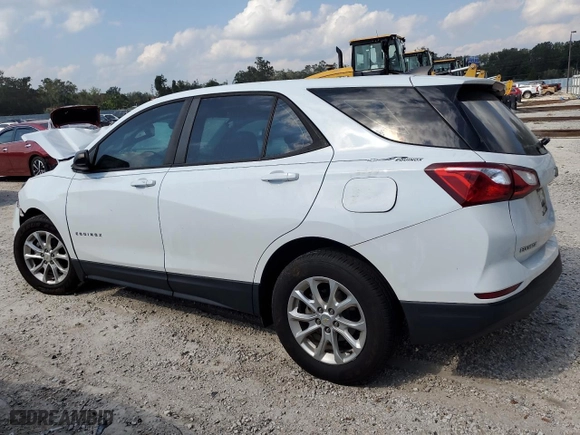 2020 Chevrolet Equinox LS with VIN 2GNAXHEV8L6131585, listed as a Copart auction lot 45272745 with 105,347 mi miles and Non Repairable. Bid and sale history available at carsss.com. Image 2.