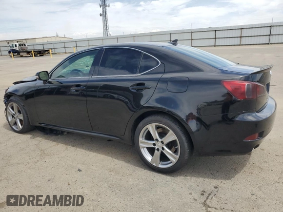 2012 Lexus IS 350 with VIN JTHBE5C21C5029923, listed as a Copart auction lot 54266105 with 209,009 mi miles and Salvage title. Bid and sale history available at DreamBid. Image 2.