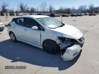 2018 Nissan LEAF S with VIN 1N4AZ1CP7JC302805, listed as a Copart auction lot 49909545 with 68,843 mi miles and Salvage Title. Bid and sale history available at DreamBid. Image 4.