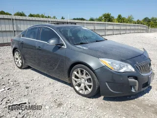 2016 Buick Regal GS with VIN 2G4GU5GXXG9201693, listed as a Copart auction lot 67313454 with 58,612 mi miles and Salvage Title. Bid and sale history available at carsss.com. Image 4.