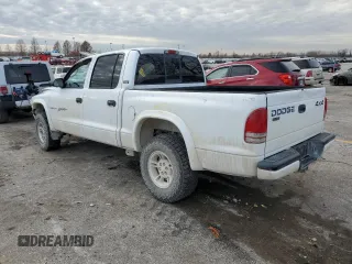 2000 Dodge Dakota Sport with VIN 1B7GG2AN2YS794418, listed as a Copart auction lot 85049154 with 165,444 mi miles and Salvage Title. Bid and sale history available at carsss.com. Image 2.