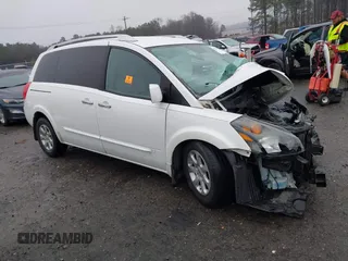2009 Nissan Quest S with VIN 5N1BV28U49N102085, listed as a IAAI auction lot 41262629 with 1 mi miles. Bid and sale history available at carsss.com. Image 1.