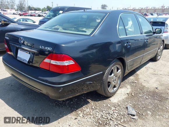 2004 Lexus LS 430 with VIN JTHBN36F240165396, listed as a IAAI auction lot 42191761 with Not Provided miles and . Bid and sale history available at DreamBid. Image 4.