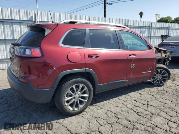 2020 Jeep Cherokee Latitude Plus with VIN 1C4PJLLB5LD624061, listed as a Copart auction lot 57275245 with 87,962 mi miles and Salvage title. Bid and sale history available at DreamBid. Image 3.
