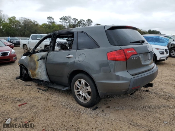 2007 Acura MDX with VIN 2HNYD28297H504880, listed as a Copart auction lot 50326055 with 0 mi miles and Non Repairable. Bid and sale history available at carsss.com. Image 2.