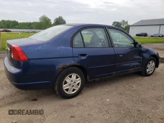 2003 Honda Civic LX z VIN 2HGES16503H603931, wystawiony jako Copart lot #59036635 z przebiegiem 181 421 mil mil oraz Czysty tytuł • Clean title. Historia ofert i sprzedaży dostępna na DreamBid. Obrazek 3.