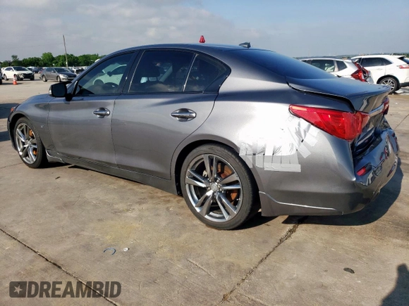 2015 Infiniti Q50 Premium with VIN JN1BV7AP5FM353384, listed as a Copart auction lot 54845015 with 152,690 mi miles and Salvage title. Bid and sale history available at DreamBid. Image 2.