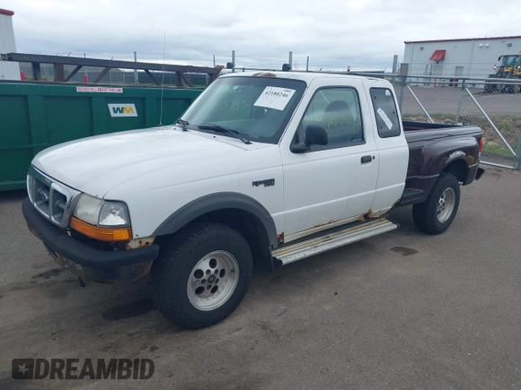 1999 Ford Ranger XL with VIN 1FTZR15V9XPB52321, listed as a IAAI auction lot 42180246 with 222,239 mi miles. Bid and sale history available at carsss.com. Image 2.