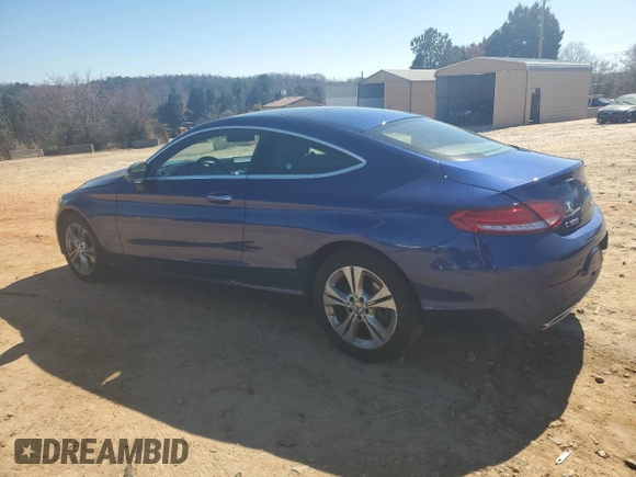 2017 Mercedes-Benz C 300 with VIN WDDWJ4JB4HF337414, listed as a Copart auction lot 45985695 with 114,082 mi miles and Salvage Title. Bid and sale history available at carsss.com. Image 2.