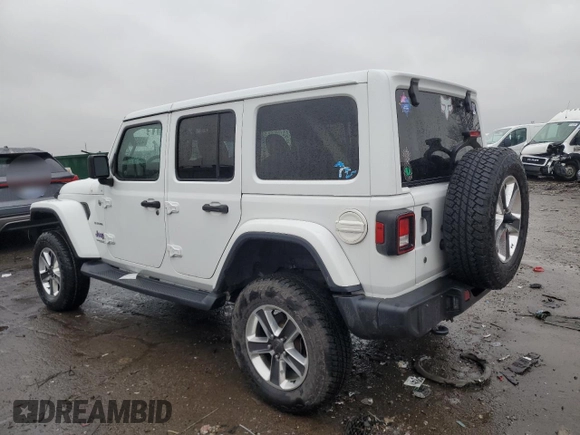 2020 Jeep Wrangler Unlimited Sahara Altitude with VIN 1C4HJXEG2LW188438, listed as a Copart auction lot 43531355 with 53,497 mi miles and Clean title. Bid and sale history available at DreamBid. Image 2.