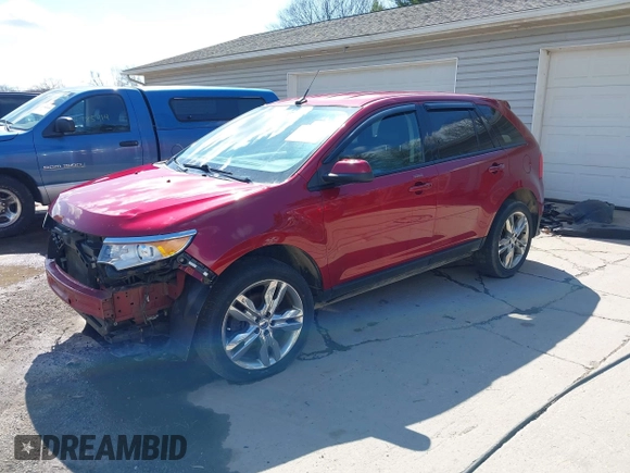 2013 Ford Edge SEL with VIN 2FMDK4JC7DBA97290, listed as a IAAI auction lot 41972863 with 159,058 mi miles. Bid and sale history available at carsss.com. Image 2.