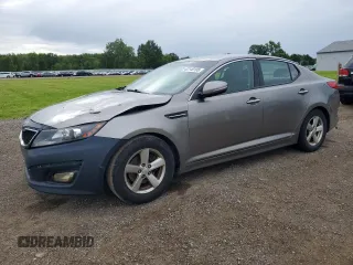 2015 Kia Optima LX with VIN 5XXGM4A79FG501952, listed as a Copart auction lot 63140185 with 168,248 mi miles and Salvage title. Bid and sale history available at DreamBid. Image 1.