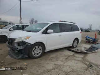 2014 Toyota Sienna XLE with VIN 5TDYK3DC6ES436312, listed as a Copart auction lot 47059995 with 222,731 mi miles and Salvage Title. Bid and sale history available at carsss.com. Image 1.
