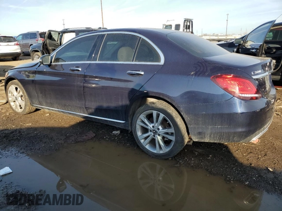 2020 Mercedes-Benz C 300 with VIN WDDWF8EB5LR531671, listed as a Copart auction lot 48568395 with 65,591 mi miles and Clean Title. Bid and sale history available at DreamBid. Image 2.