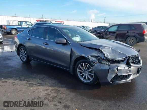 2018 Acura TLX w/Technology Pkg with VIN 19UUB1F5XJA002968, listed as a IAAI auction lot 41375655 with 97,166 mi miles. Bid and sale history available at carsss.com. Image 1.