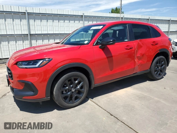 2024 Honda HR-V Sport z VIN 3CZRZ2H50RM711081, wystawiony jako Copart lot #62777205 z przebiegiem 28 643 mil mil oraz Szkoda całkowita • Salvage title. Historia ofert i sprzedaży dostępna na DreamBid. Obrazek 1.