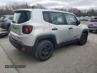 2018 Jeep Renegade Sport with VIN ZACCJBAB6JPJ43260, listed as a Copart auction lot 51775635 with 163,143 mi miles and Salvage Title. Bid and sale history available at DreamBid. Image 3.
