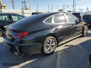 2020 Hyundai Sonata SEL with VIN 5NPEL4JA0LH028884, listed as a Copart auction lot 52560045 with 44,356 mi miles and Salvage Title. Bid and sale history available at carsss.com. Image 3.