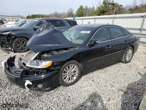 2011 Hyundai Azera Limited with VIN KMHFC4DF1BA544541, listed as a Copart auction lot 42767664 with 47,340 mi miles and Salvage Title. Bid and sale history available at carsss.com. Image 1.