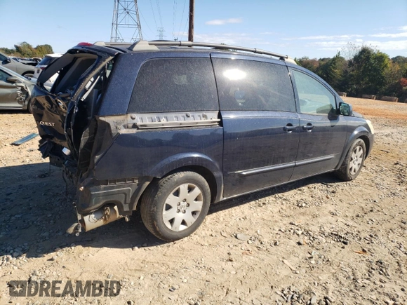 2005 Nissan Quest SL with VIN 5N1BV28U85N137108, listed as a Copart auction lot 76351734 with 158,029 mi miles and Salvage Title. Bid and sale history available at carsss.com. Image 3.
