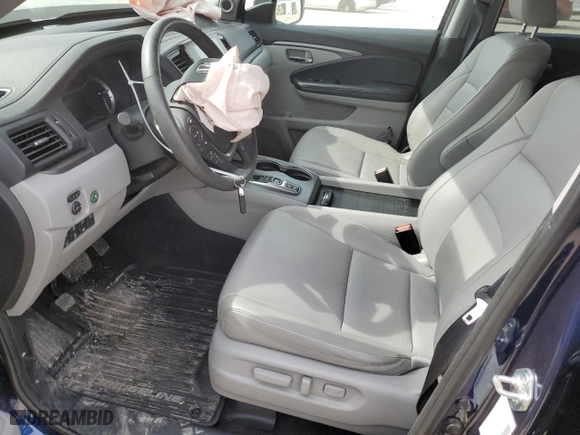 2021 Honda Ridgeline RTL-E with VIN 5FPYK3F7XMB022704, listed as a Copart auction lot 47239635 with 31,428 mi miles and Salvage Title. Bid and sale history available at carsss.com. Image 7.