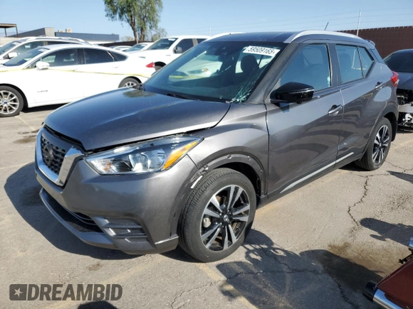 2020 Nissan Kicks SR z VIN 3N1CP5DV3LL550170, wystawiony jako Copart lot #59509165 z przebiegiem 23 964 mil mil oraz Szkoda całkowita • Salvage title. Historia ofert i sprzedaży dostępna na DreamBid. Obrazek 1.