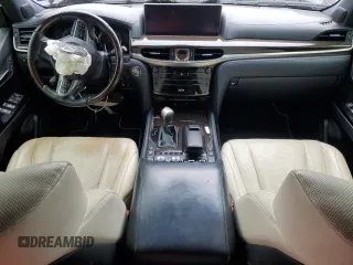 2019 Lexus LX with VIN JTJHY7AX7K4292383, listed as a Copart auction lot 82715804 with 0 mi miles and Salvage Title. Bid and sale history available at carsss.com. Image 8.