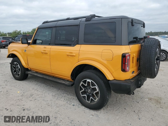 2022 Ford Bronco with VIN 1FMEE5BP5NLB59094, listed as a Copart auction lot 52624595 with 46,101 mi miles and Salvage Title. Bid and sale history available at DreamBid. Image 2.