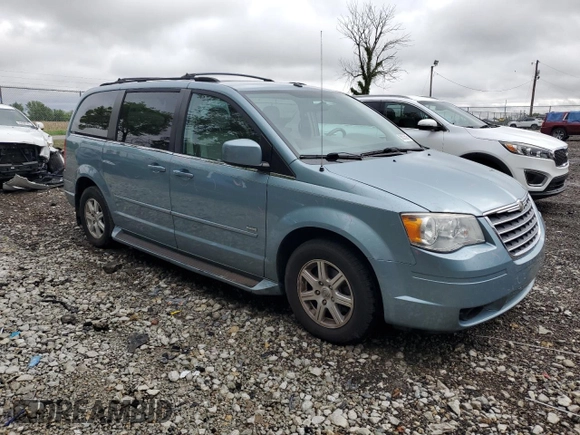 2008 Chrysler Town & Country Touring with VIN 2A8HR54P38R803439, listed as a Copart auction lot 56575505 with 130,186 mi miles and Salvage title. Bid and sale history available at DreamBid. Image 4.
