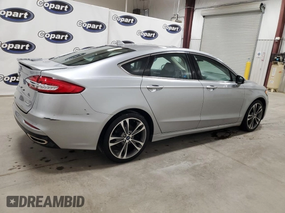 2020 Ford Fusion Titanium with VIN 3FA6P0K93LR193398, listed as a Copart auction lot 54549335 with 117,785 mi miles and Clean title. Bid and sale history available at DreamBid. Image 3.