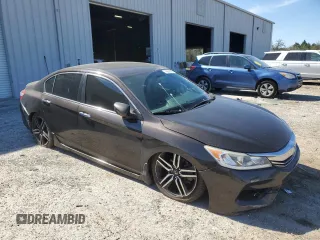 2017 Honda Accord Sedan Sport with VIN 1HGCR2F57HA285272, listed as a Copart auction lot 45609575 with 95,451 mi miles and Salvage Title. Bid and sale history available at carsss.com. Image 4.