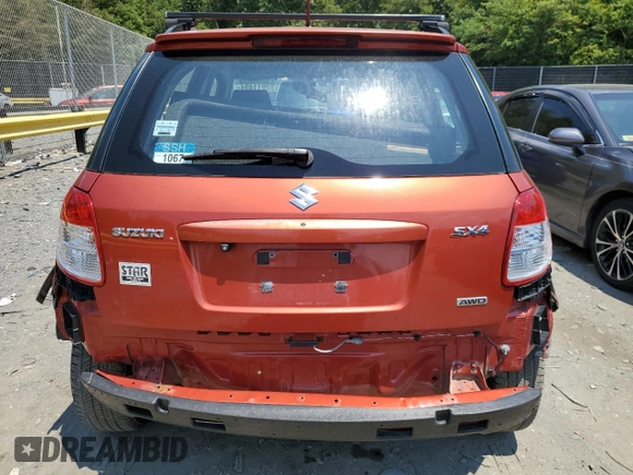2009 Suzuki SX4 Touring AWD with VIN JS2YB417696200378, listed as a Copart auction lot 62911494 with 176,257 mi miles and Salvage Title. Bid and sale history available at DreamBid. Image 6.