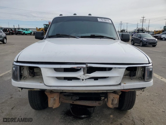 1997 Ford Ranger XL with VIN 1FTCR14A4VPB15565, listed as a Copart auction lot 77610414 with 206,192 mi miles and Salvage Title. Bid and sale history available at carsss.com. Image 5.