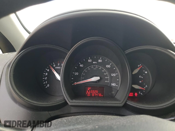 2016 Kia Rio LX with VIN KNADM4A35G6539630, listed as a Copart auction lot 65754674 with 87,478 mi miles and Salvage Title. Bid and sale history available at DreamBid. Image 9.